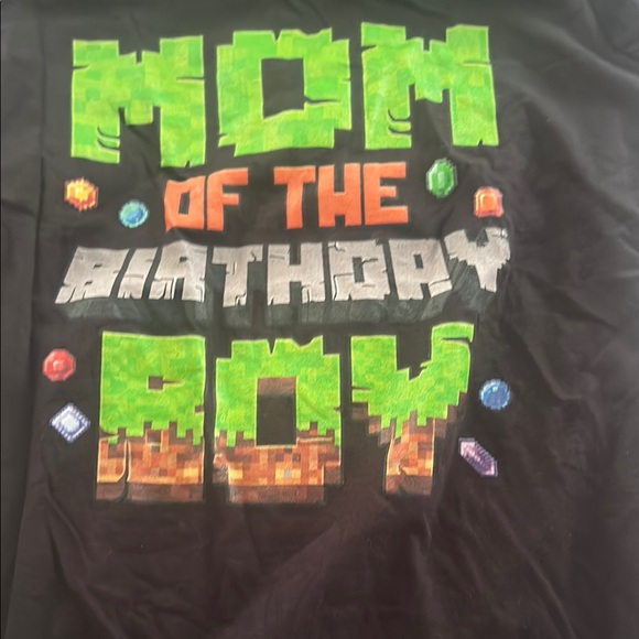 Black Graphic T-Shirt with Colorful Print - Picture 2 of 4